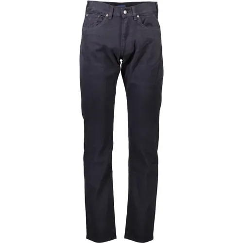 Klassische Gerades Jeans , Herren, Größe: W35 L34 - Gant - Modalova