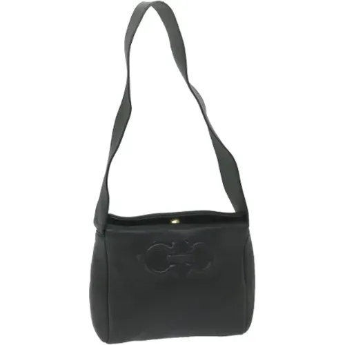 Pre-owned Leder Schultertasche , Damen, Größe: ONE Size - Salvatore Ferragamo Pre-owned - Modalova