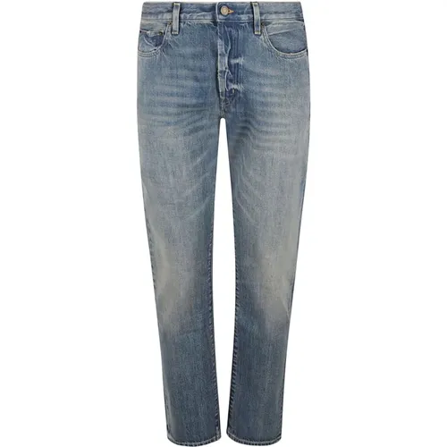 Slim-fit Jeans für Männer , Herren, Größe: W31 - Saint Laurent - Modalova