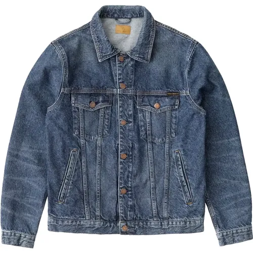 Robby Jacket Le Bleue Denim , male, Sizes: XL - Nudie Jeans - Modalova