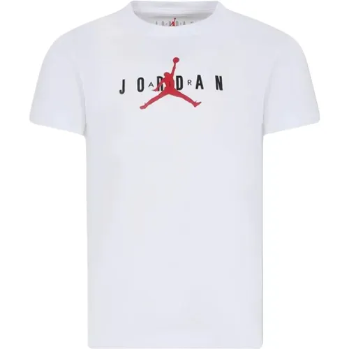 Weiße T-Shirt mit ikonischem Logo - Jordan - Modalova