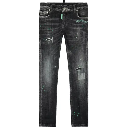 Distressed Grüne Schwarze Jeans Jungen - My Brand - Modalova