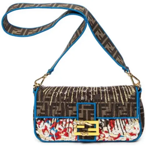 Pre-owned Canvas schultertasche - Fendi Vintage - Modalova