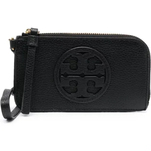 Miller zip card case , female, Sizes: ONE SIZE - TORY BURCH - Modalova