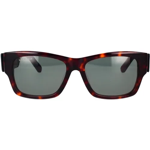 Max Square Sunglasses Bb0262Sa 002 , unisex, Sizes: 56 MM - Balenciaga - Modalova