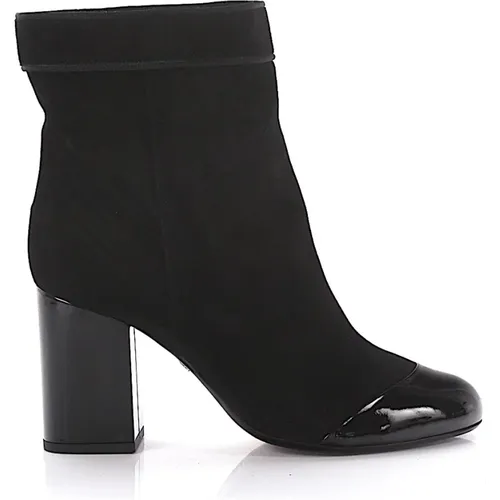 Stylish Leather Heeled Boots , female, Sizes: 4 UK - Lanvin - Modalova