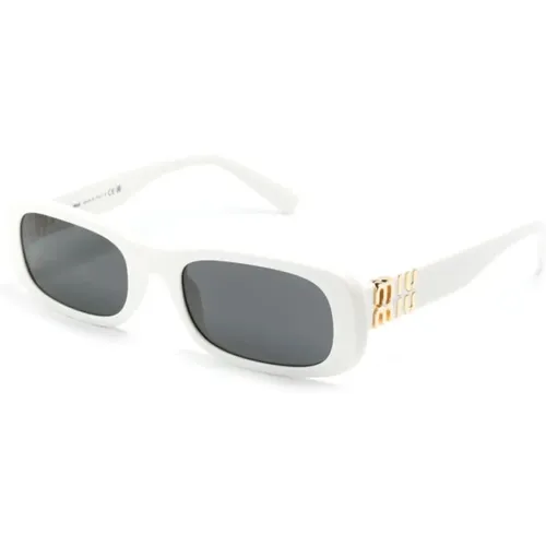 Sunglasses with Original Case , female, Sizes: 53 MM - Miu Miu - Modalova