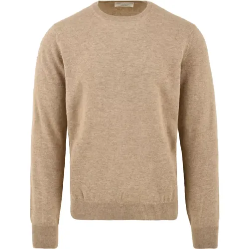 Unisex Beiger Pullover , Herren, Größe: M - Filippo De Laurentiis - Modalova