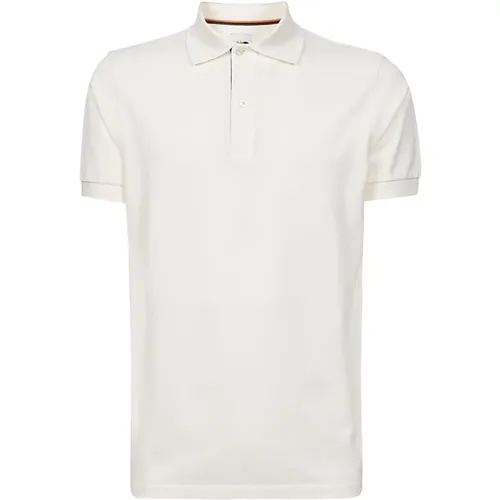 Cotton Polo with Contrast Collar , male, Sizes: S - PS By Paul Smith - Modalova
