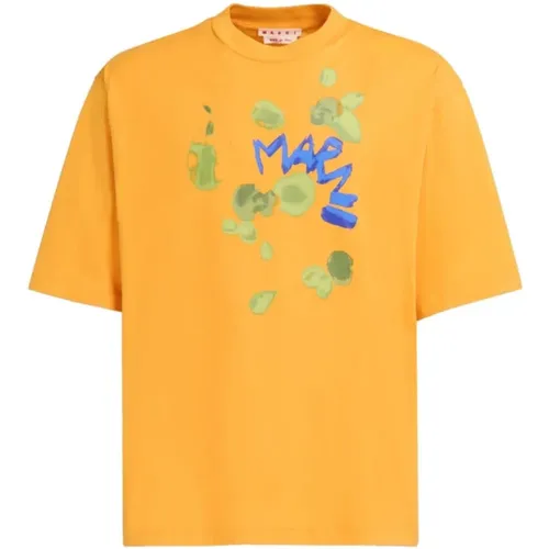 T-Shirts , male, Sizes: M - Marni - Modalova
