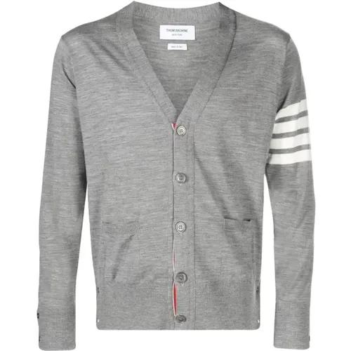 Sweaters Grey , male, Sizes: 2XL, L, XL, M - Thom Browne - Modalova