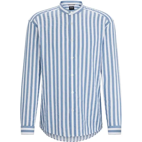Classic Striped Shirt , male, Sizes: M, 2XL - Boss - Modalova