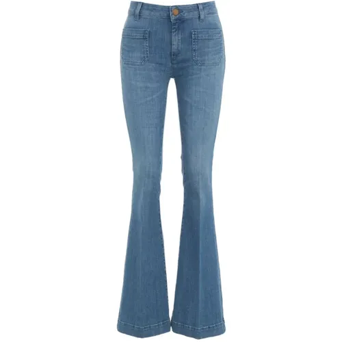 Blaue Flared Jeans 'One Capucine' , Damen, Größe: W28 - Seafarer - Modalova