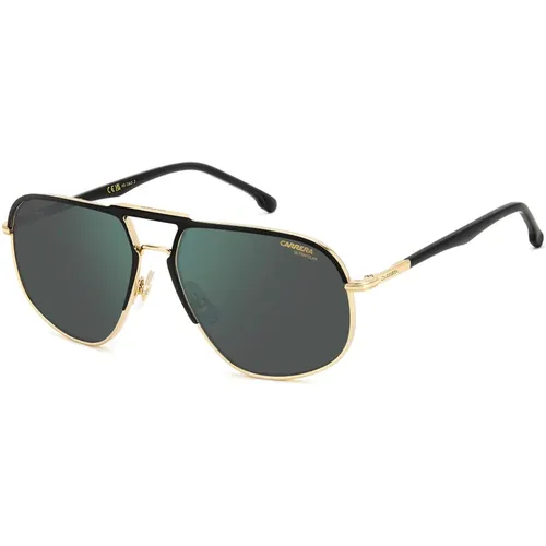 Black Gold/Grey Shaded Sunglasses , male, Sizes: 60 MM - Carrera - Modalova