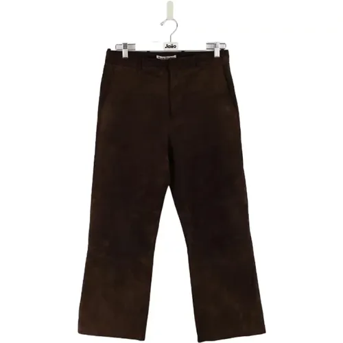 Pre-owned Leder bottoms - Acne Studios Pre-owned - Modalova