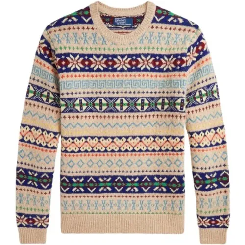 Luxuriöser Fair Isle Wollmischpullover , Herren, Größe: XL - Polo Ralph Lauren - Modalova