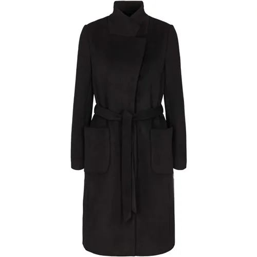 Feminine Coat with Belt and Pockets , female, Sizes: S, L, M - Bruuns Bazaar - Modalova