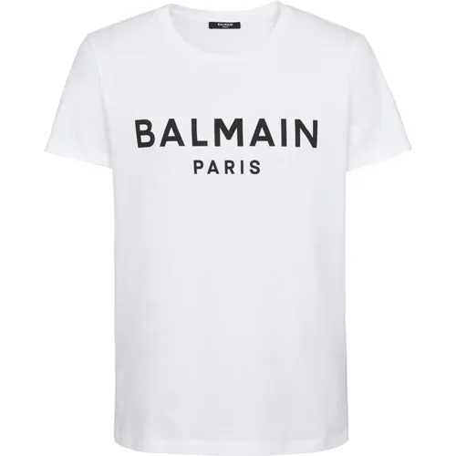 Paris T-Shirt , Herren, Größe: L - Balmain - Modalova