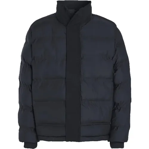 BEH Men Jacket Neoprene Button Closure , male, Sizes: M, L - Calvin Klein - Modalova