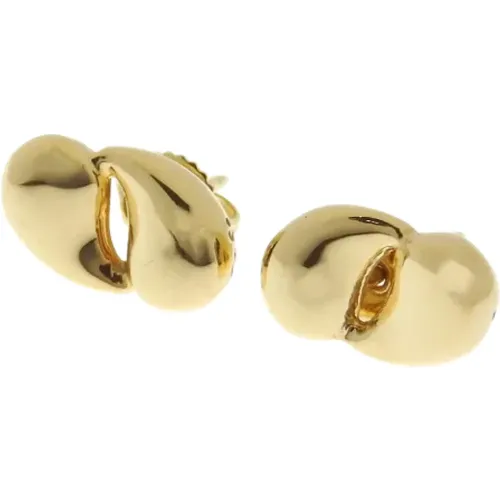 Pre-owned Gold earrings , female, Sizes: ONE SIZE - Tiffany & Co. Pre-owned - Modalova