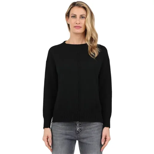 Long Sleeve Merino Wool Sweater , female, Sizes: S, XS - Alpha Studio - Modalova