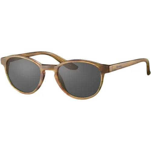 Braune Acetat Unisex Sonnenbrille - Marc O'Polo - Modalova