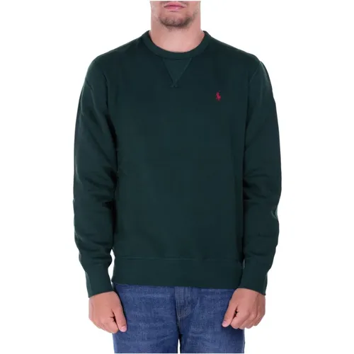 College Sweatshirt, 60% Baumwolle 40% Polyester , Herren, Größe: 2XL - Polo Ralph Lauren - Modalova
