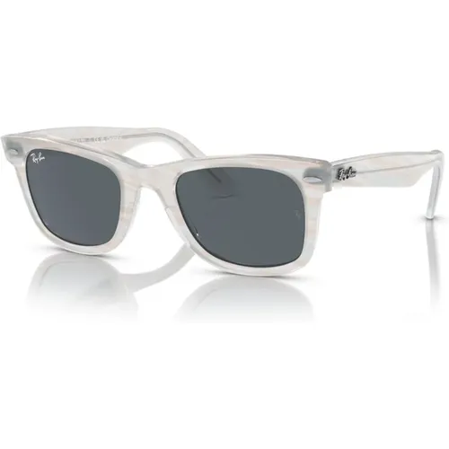 Original Wayfarer Sunglasses Photocromatic Transparent Striped , unisex, Sizes: 50 MM - Ray-Ban - Modalova