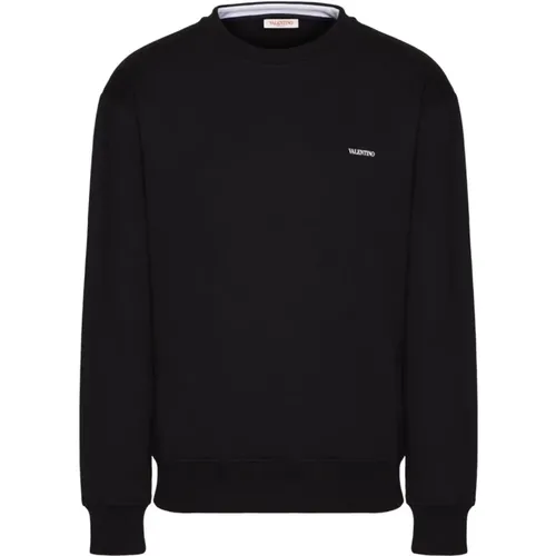 Logo-Print Sweater , male, Sizes: S, M, XL, L - Valentino - Modalova
