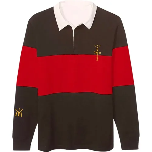 Cactus Jack Limited Edition Polo Braun , Herren, Größe: L - Travis Scott - Modalova