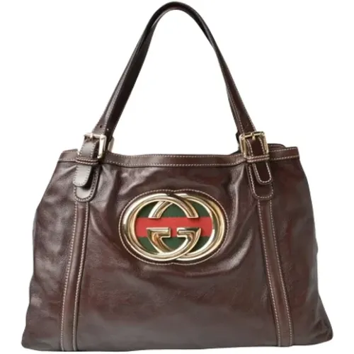 Pre-owned Leather gucci-bags , female, Sizes: ONE SIZE - Gucci Vintage - Modalova