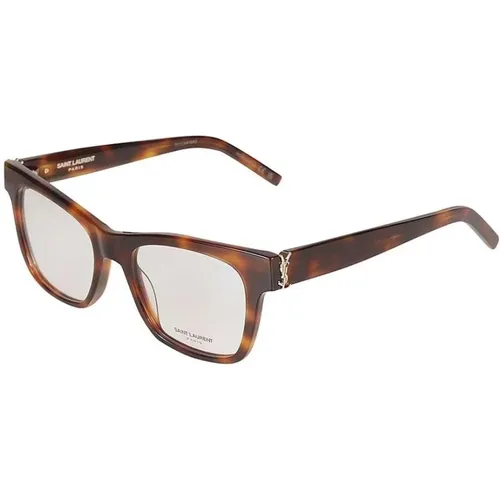 M118 Havana Transpa Sunglasses , unisex, Sizes: 52 MM - Saint Laurent - Modalova