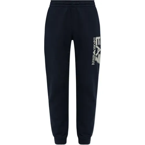 Sweatpants mit Logo , Herren, Größe: XL - Emporio Armani EA7 - Modalova