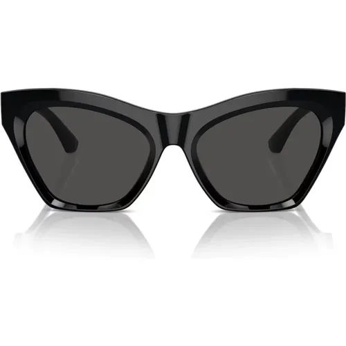 Elegante Cat-Eye Sonnenbrille mit Monogramm , unisex, Größe: 55 MM - Burberry - Modalova