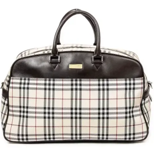 Pre-owned Canvas travel-bags , female, Sizes: ONE SIZE - Burberry Vintage - Modalova