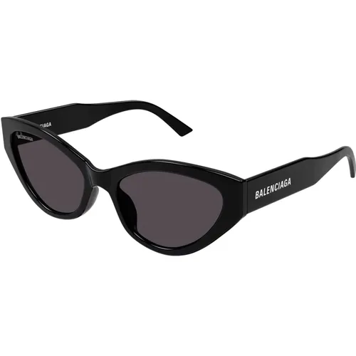 Schwarze/Dunkelgraue Sonnenbrille , Damen, Größe: ONE Size - Balenciaga - Modalova