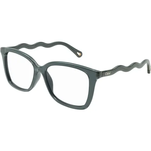 Blaue Brillengestelle , Damen, Größe: 52 MM - Chloé - Modalova