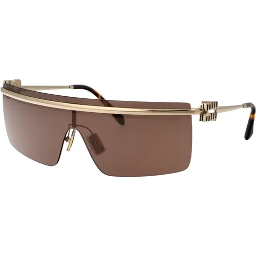 Stylish Sunglasses with 0MU 50Zs , female, Sizes: 42 MM - Miu Miu - Modalova