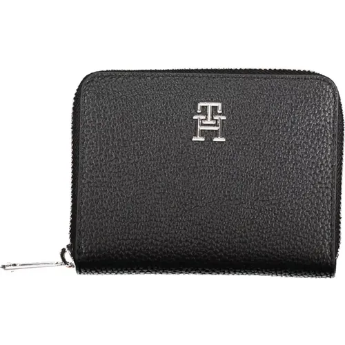Polyurethane Wallet with 5 Compartments and Coin Purse , male, Sizes: ONE SIZE - Tommy Hilfiger - Modalova