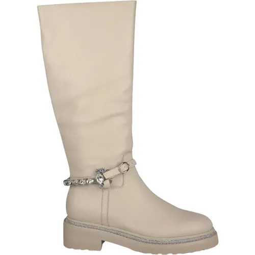 Leather ankle boots with round toe , female, Sizes: 5 UK, 2 UK, 6 UK, 3 UK, 4 UK - Alma en Pena - Modalova