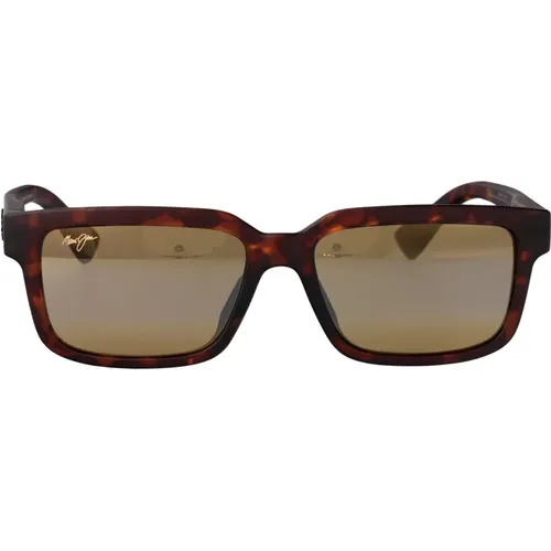 Stylish Sunglasses with Hiapo AF , male, Sizes: 56 MM - Maui Jim - Modalova