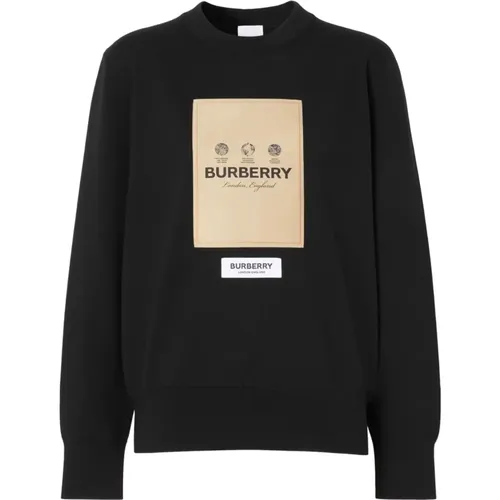 Sweatshirt , Damen, Größe: M - Burberry - Modalova