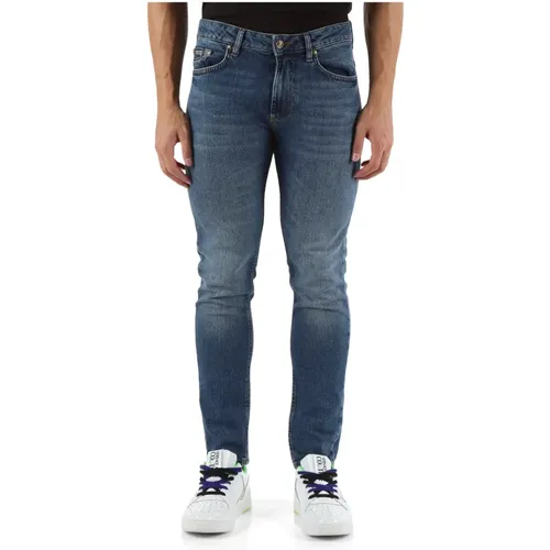 Narrow Fit Five-Pocket Jeans , male, Sizes: W38, W33, W36, W32, W34, W35 - Versace Jeans Couture - Modalova