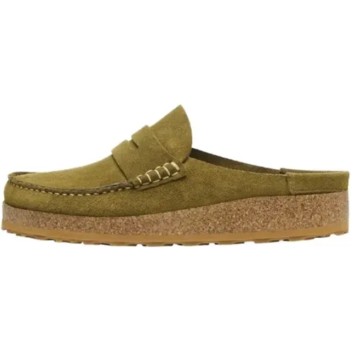 Suede Naples Clog , male, Sizes: 8 UK - Birkenstock - Modalova