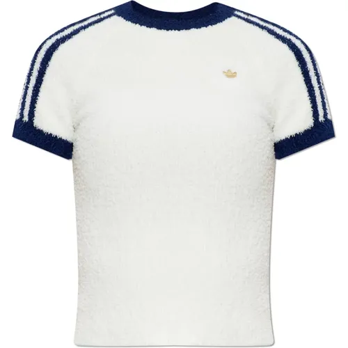 T-Shirt mit logoformierter Applikation , Damen, Größe: XL - adidas Originals - Modalova