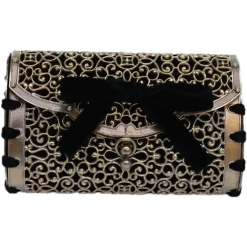 Pre-owned Metal clutches , female, Sizes: ONE SIZE - Yves Saint Laurent Vintage - Modalova