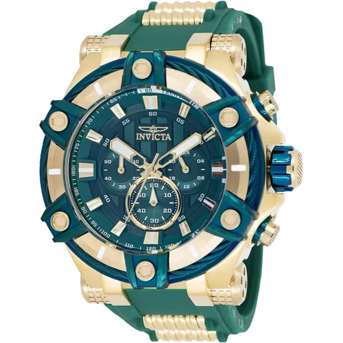 Bolt 43758 Men's Quartz Watch - 52mm , male, Sizes: ONE SIZE - Invicta Watches - Modalova