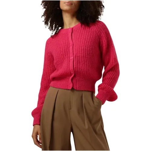 Weicher Rosa Cardigan Lotta YDENCE - YDENCE - Modalova