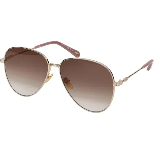 Stylish Sunglasses , female, Sizes: 59 MM - Chloé - Modalova
