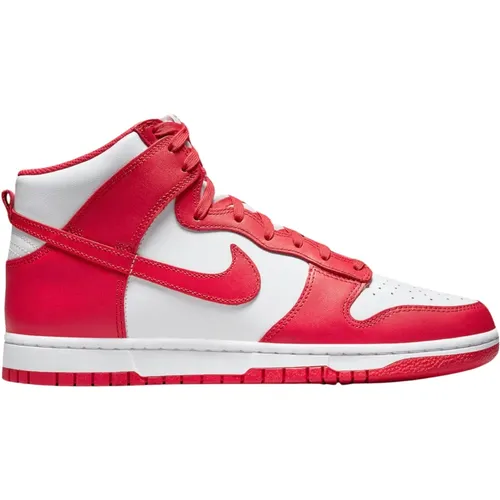 Rote Dunk High Limited Edition , Herren, Größe: 40 1/2 EU - Nike - Modalova